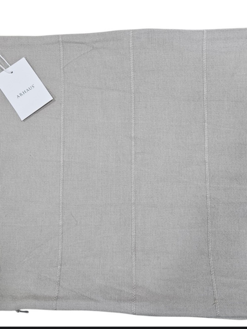 Arhaus Khaki Neutral Putty Tan Linen Lumbar Pillow Cover 14x54" 61lnms54lcvr NWT